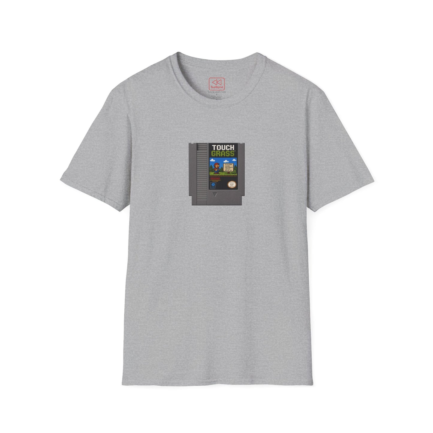 Touch Grass Cartridge T-Shirt — 'When generations collide'