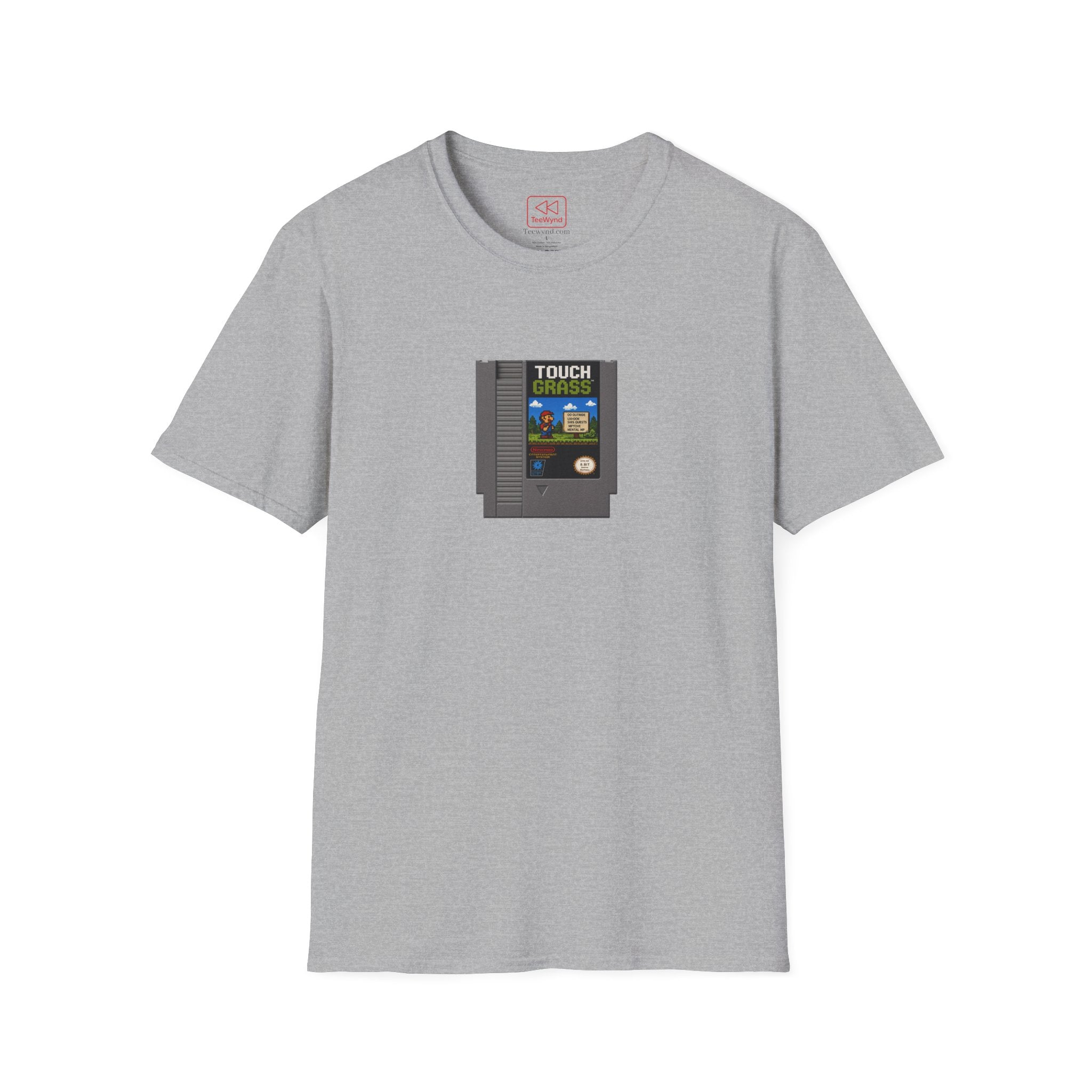 Touch Grass Cartridge T-Shirt — 'When generations collide'