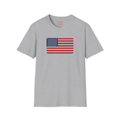 8-Bit American Flag T-Shirt