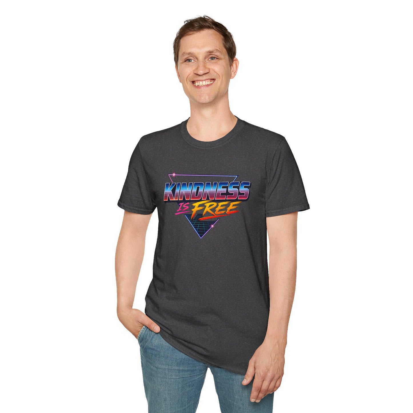 Kindness Is Free Retro Graphic T-Shirt