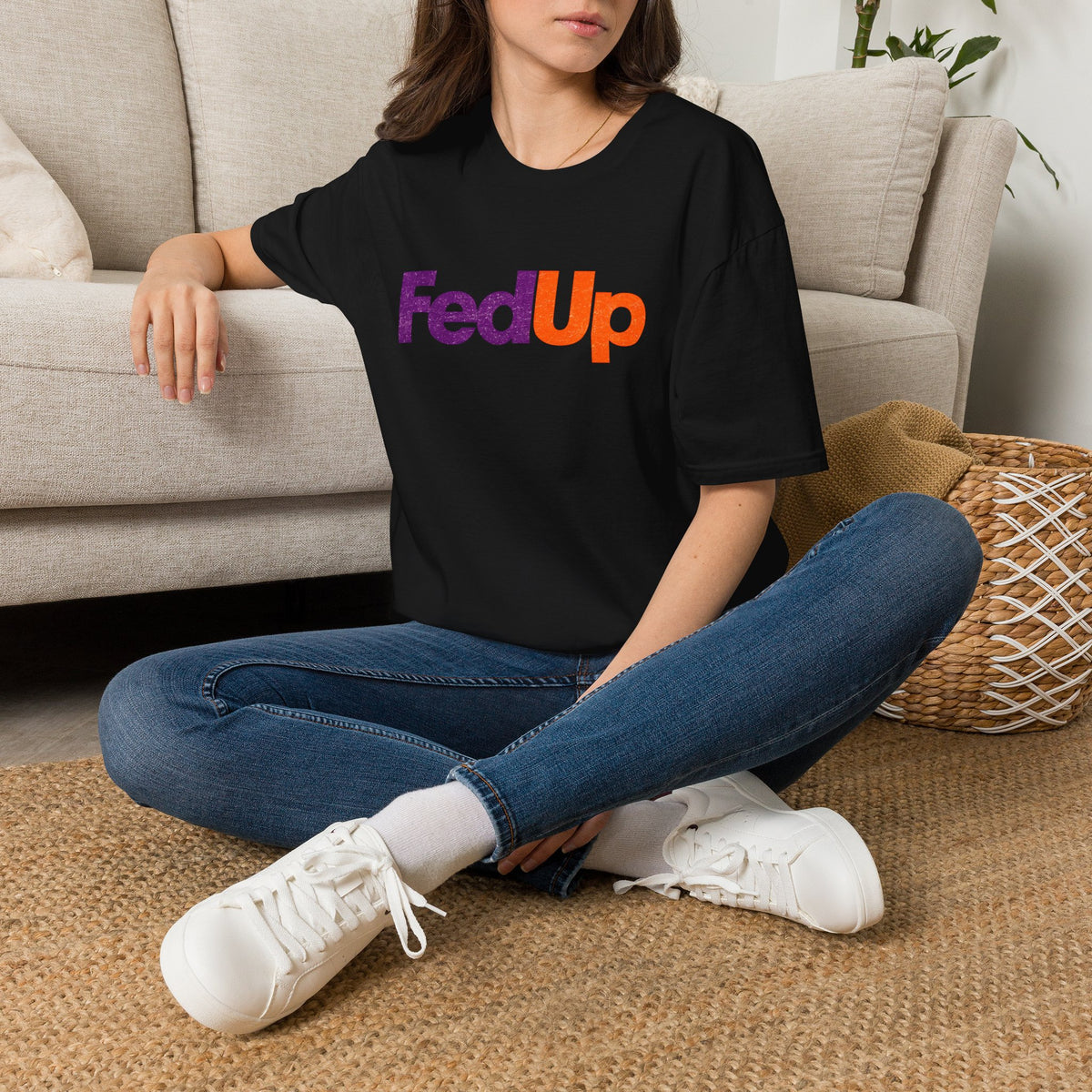 FedUp Graphic Tee — We've all had enough Logo T-Shirt