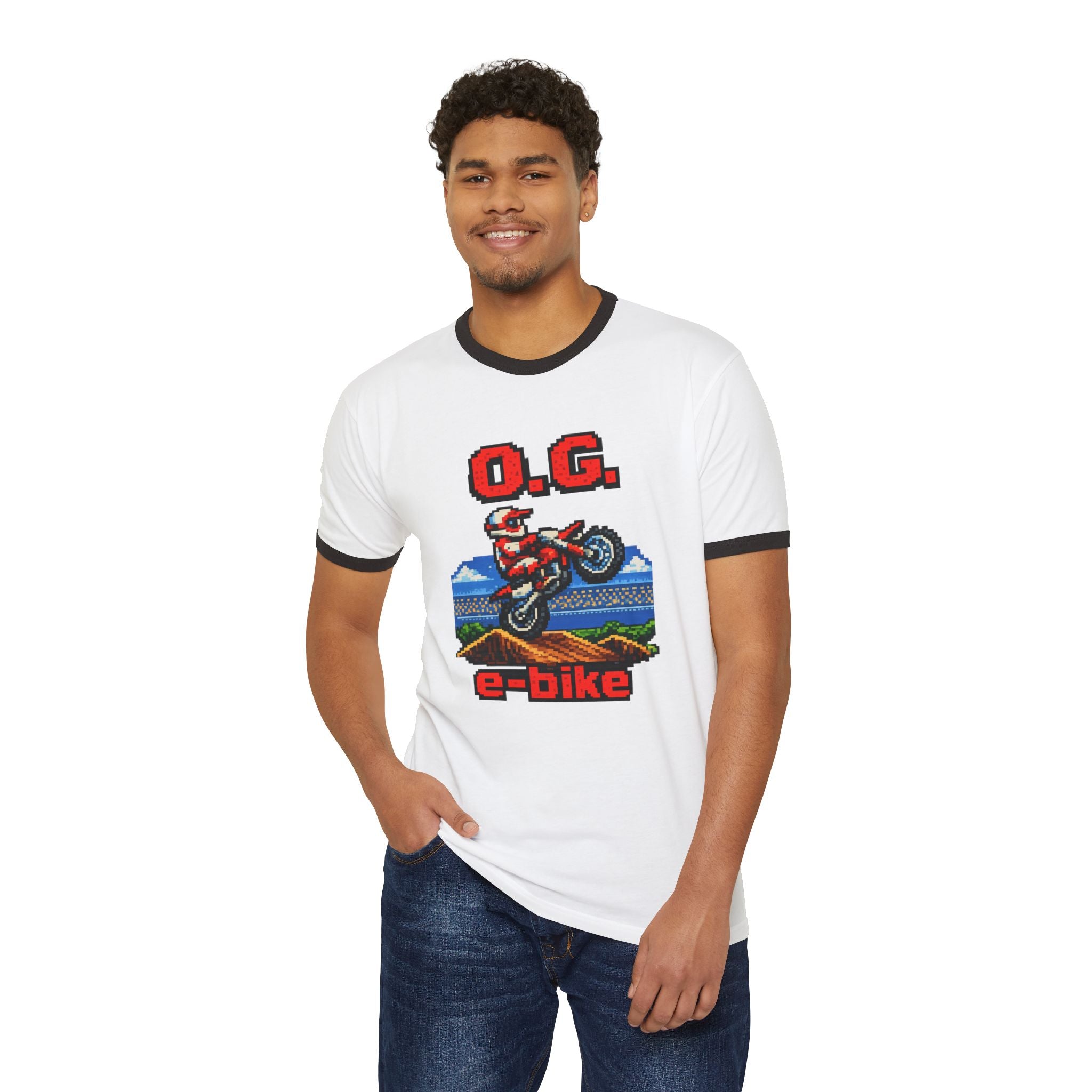 OG E-Bike Retro Ringer Tee