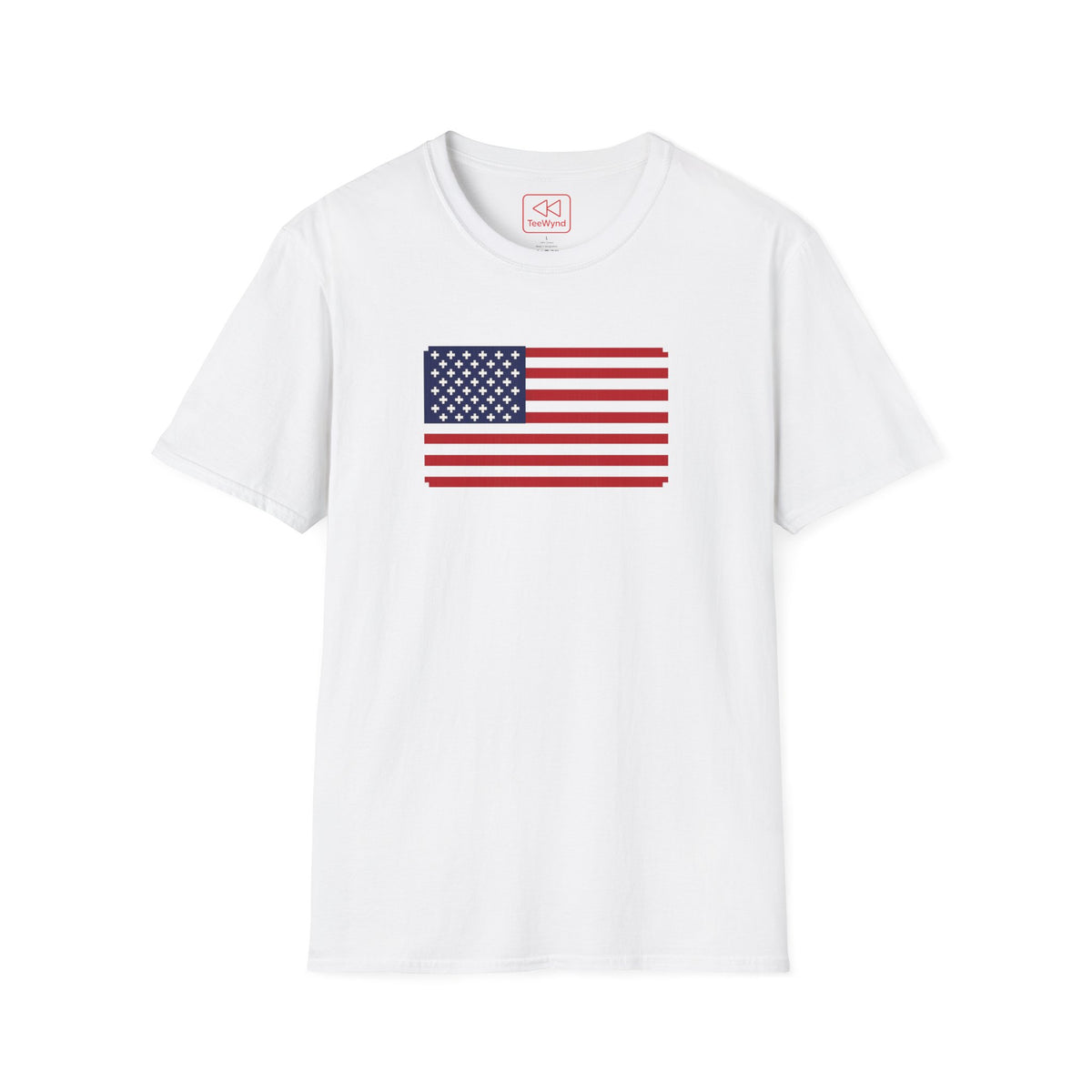 8-Bit American Flag T-Shirt