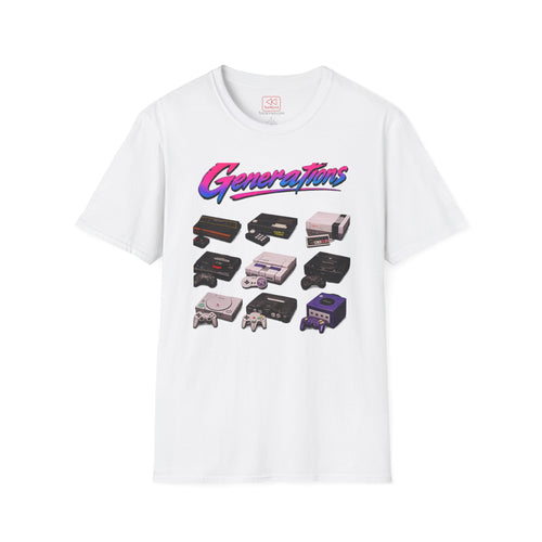 Console Generation Tee — Vintage Console Graphic T-Shirt
