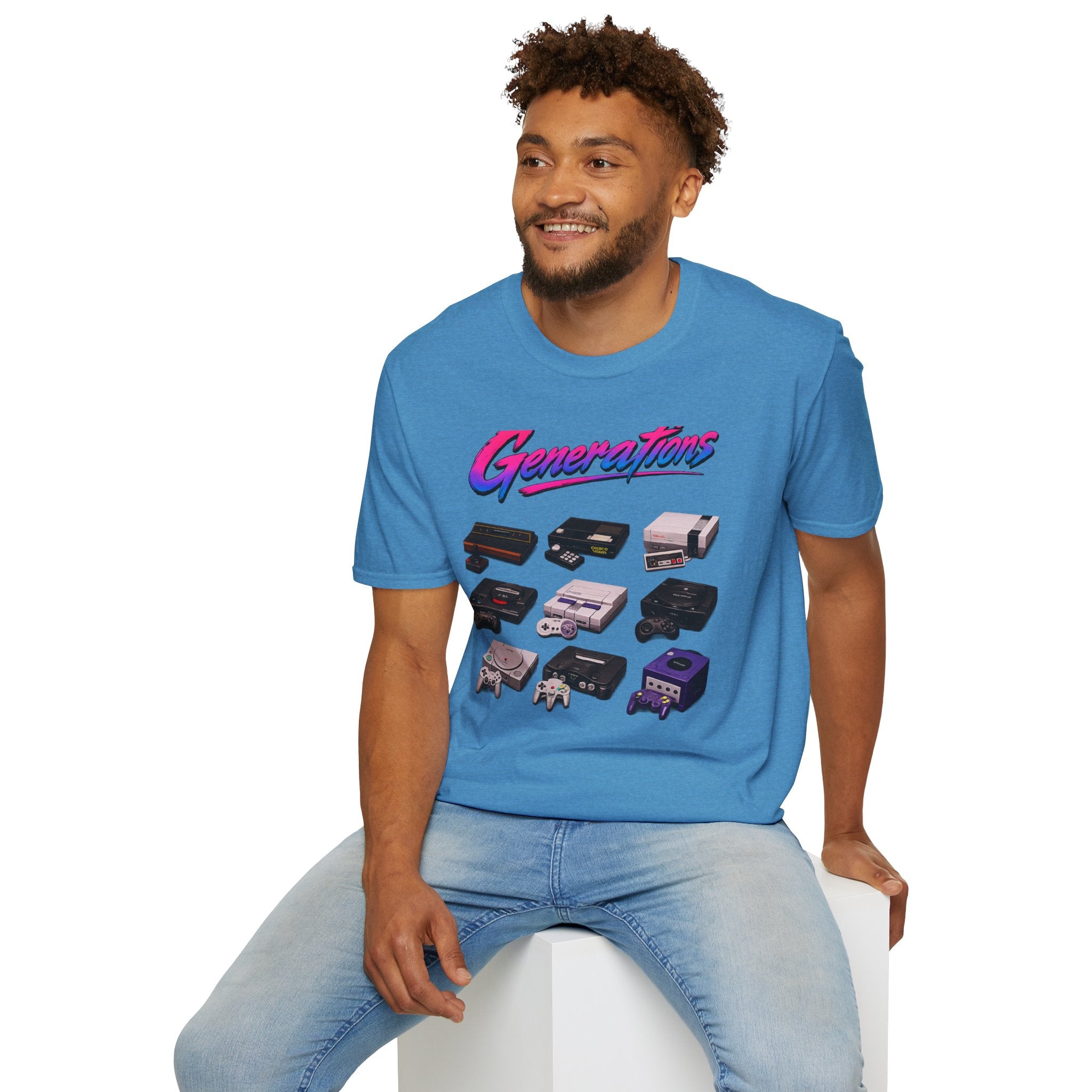 Console Generation Tee — Vintage Console Graphic T-Shirt