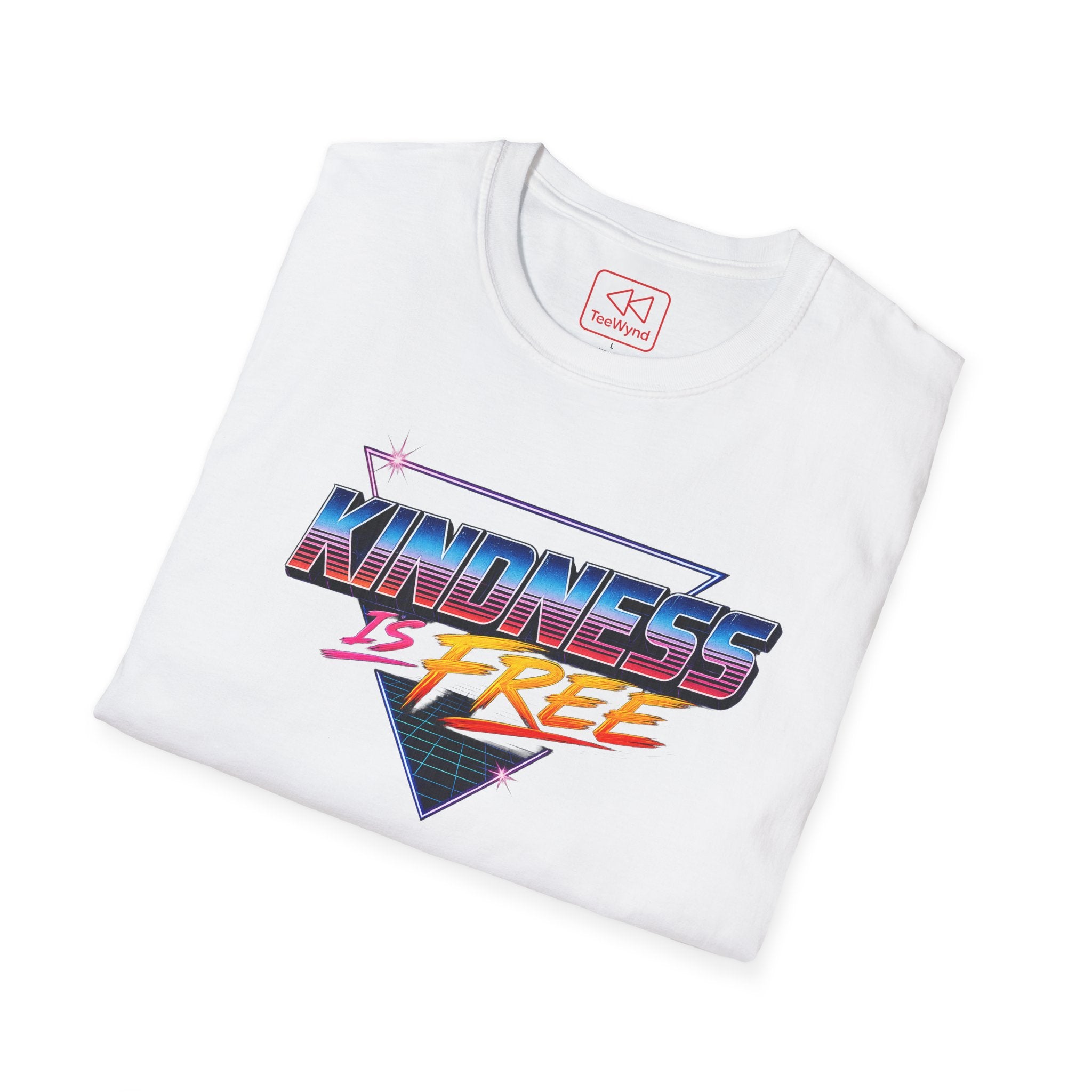 Kindness Is Free Retro Graphic T-Shirt