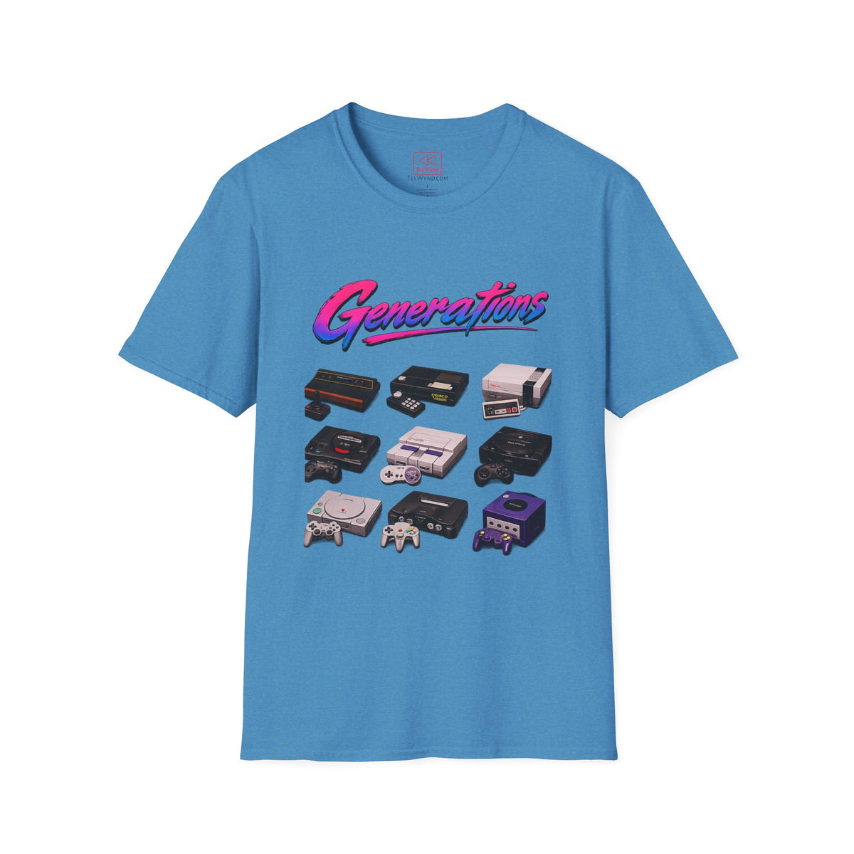 Console Generation Tee — Vintage Console Graphic T-Shirt