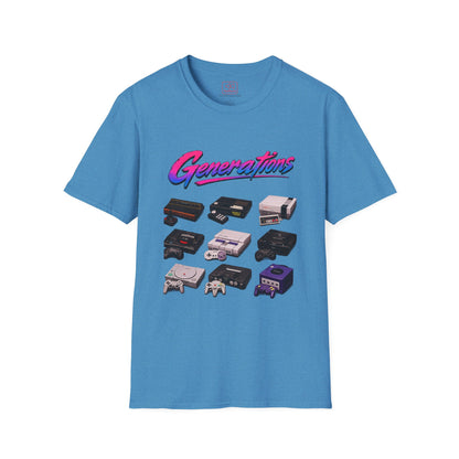 Console Generation Tee — Vintage Console Graphic T-Shirt