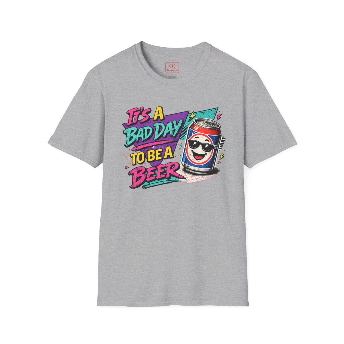 It's a Bad Day to Be a Beer T-Shirt — Retro Funny Beer Graphic Tee