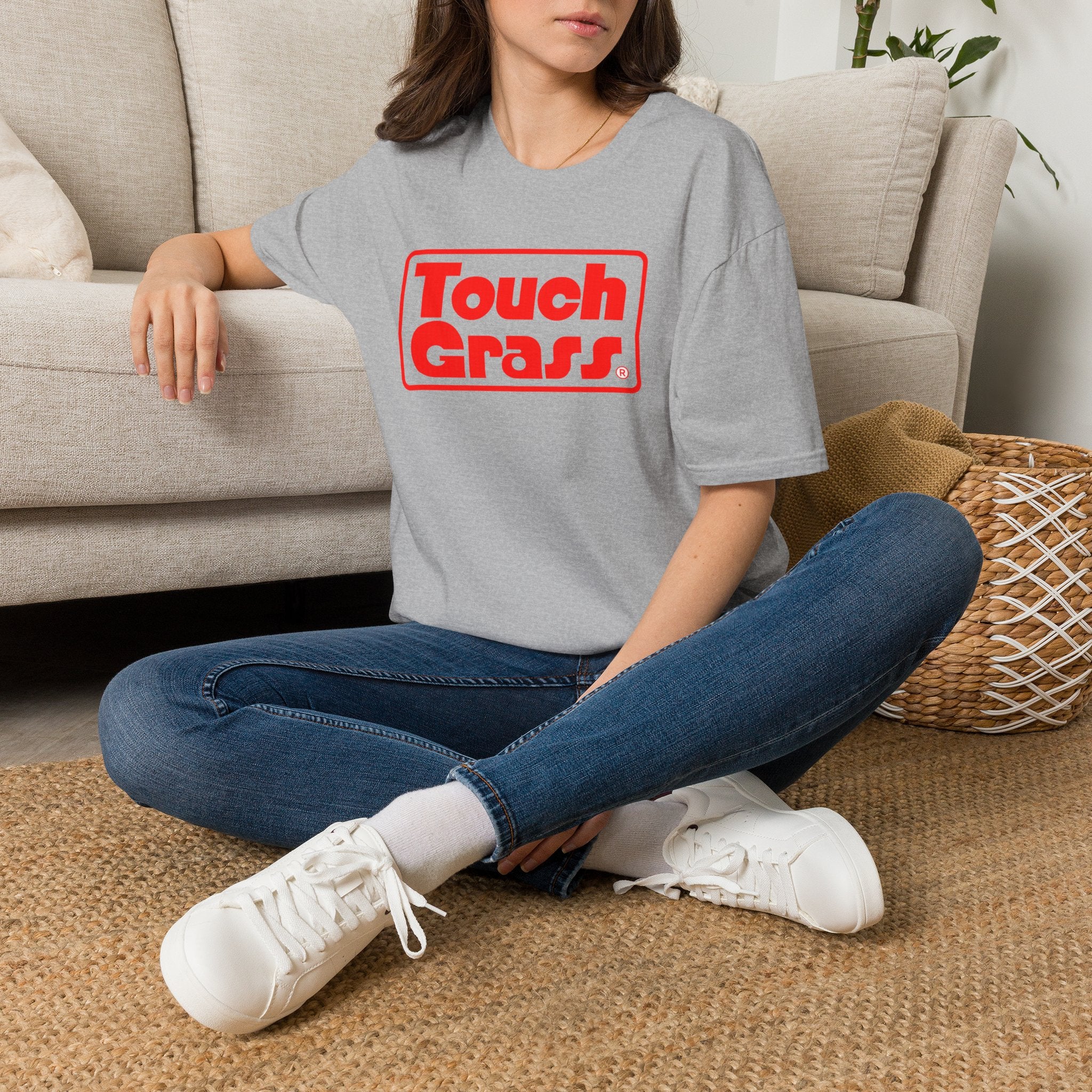 Touch Grass Tee — Throwback to the Shack Logo Graphic T-Shirt