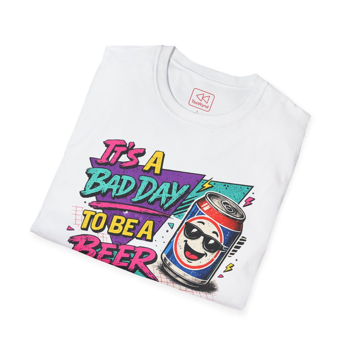 It's a Bad Day to Be a Beer T-Shirt — Retro Funny Beer Graphic Tee