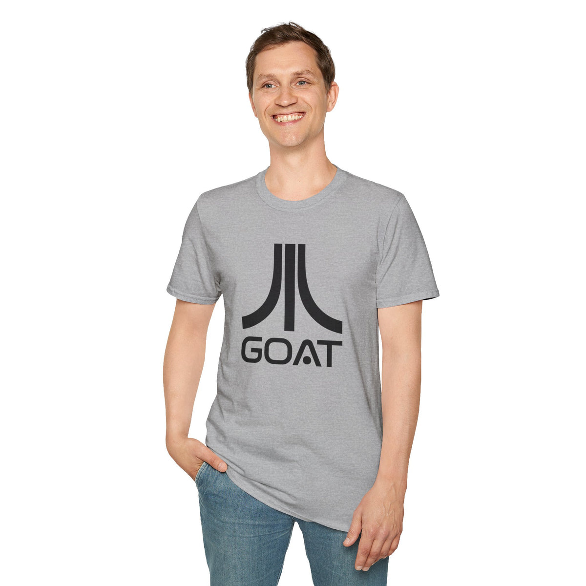 GOAT Logo T-Shirt – Retro Tech Graphic Tee