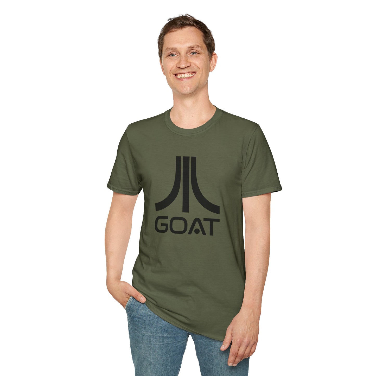 GOAT Logo T-Shirt – Retro Tech Graphic Tee