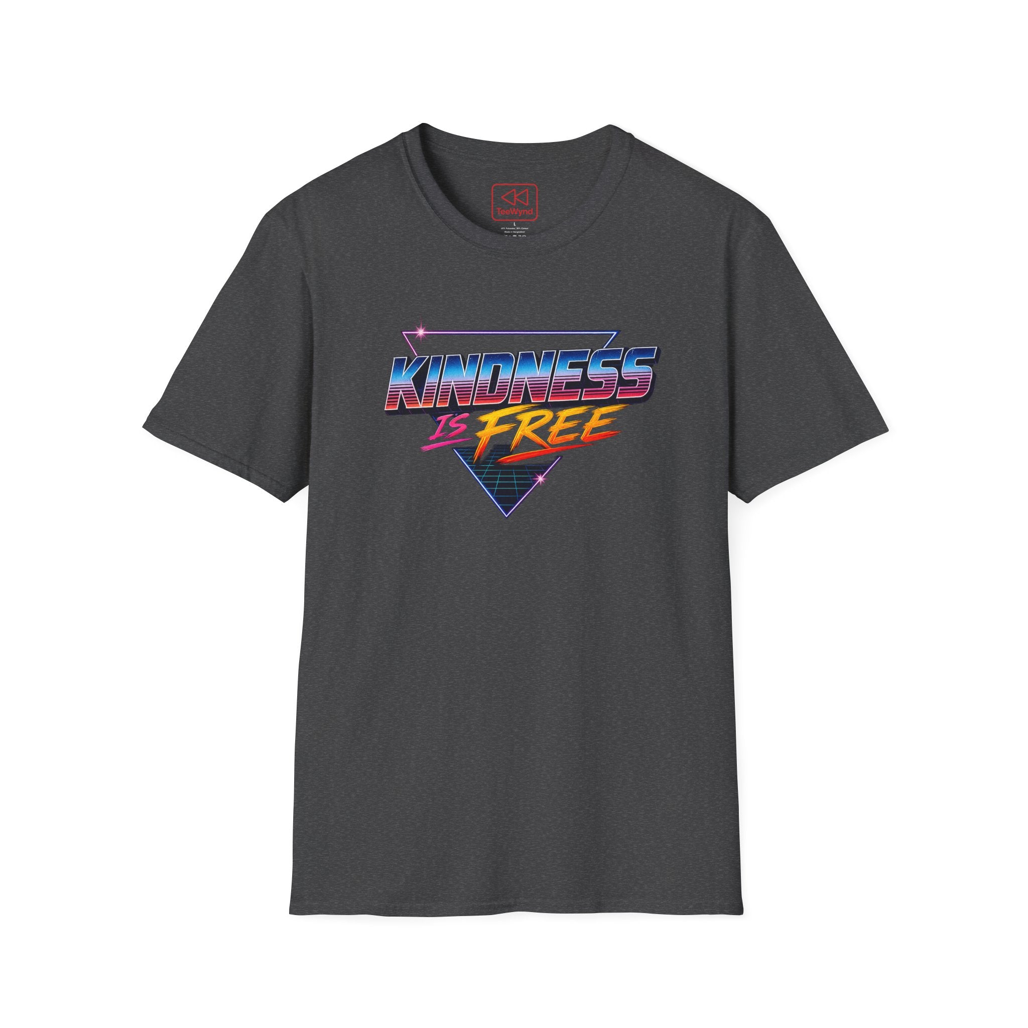 Kindness Is Free Retro Graphic T-Shirt