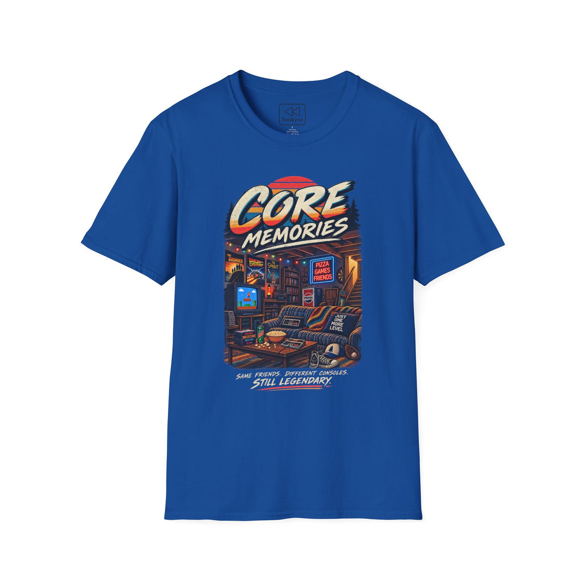 Core Memories T-Shirt — Retro Game Night Graphic Tee