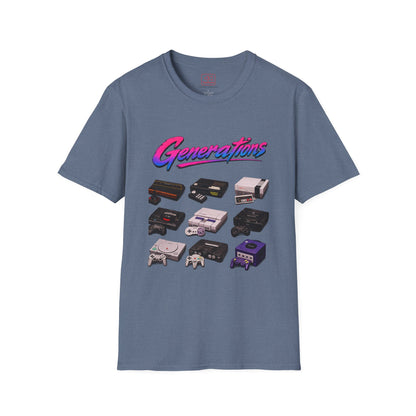 Console Generation Tee — Vintage Console Graphic T-Shirt