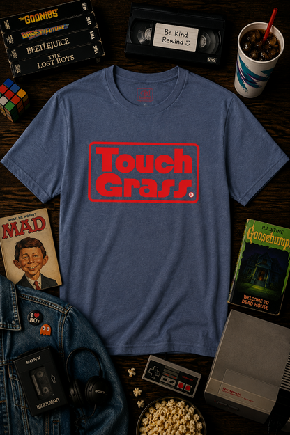 Touch Grass Tee — Throwback to the Shack Logo Graphic T-Shirt