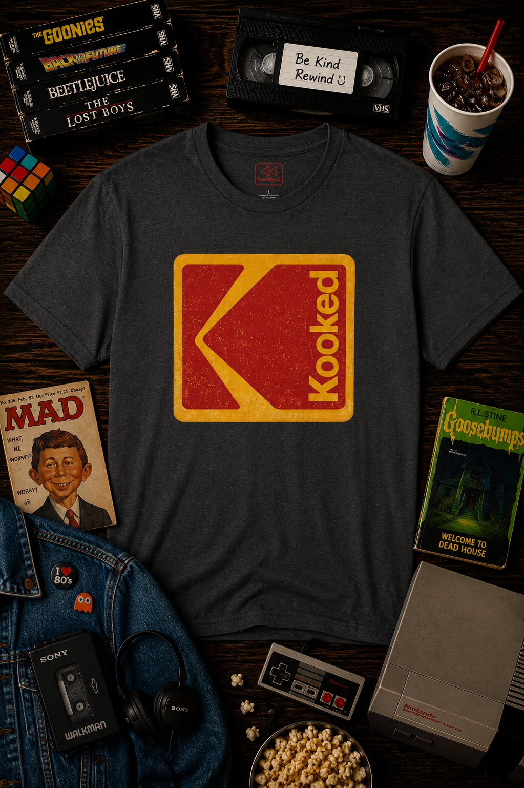 Kooked Retro Logo Tee
