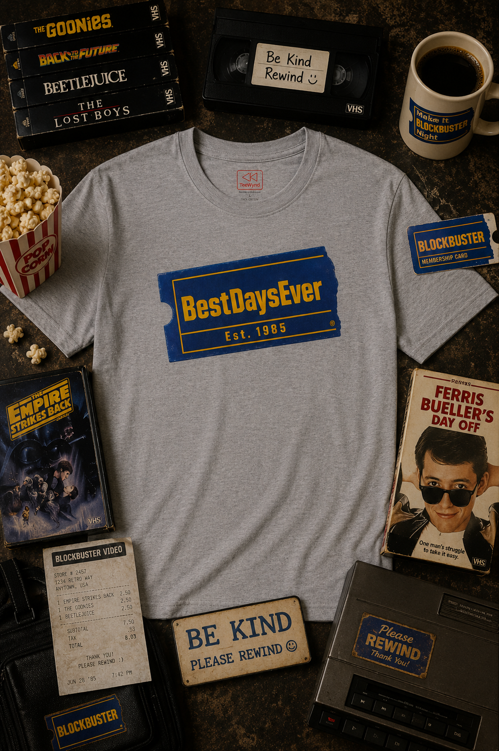 "Best Days Ever" Vintage Logo Graphic Tee