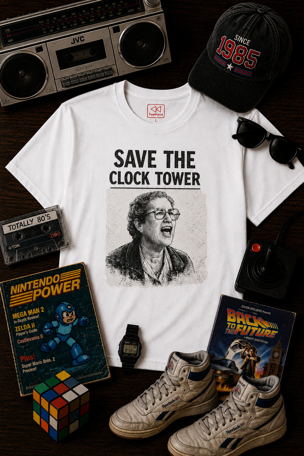 Save The Clock Tower T-Shirt — Back to the Future Tribute Tee