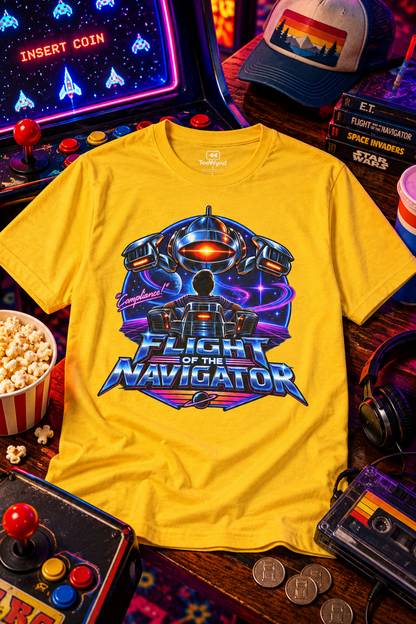 Flight of the Navigator Retro Sci‑Fi T-Shirt