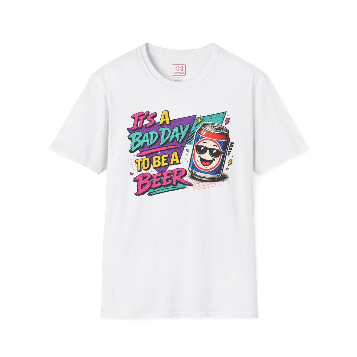 It's a Bad Day to Be a Beer T-Shirt — Retro Funny Beer Graphic Tee
