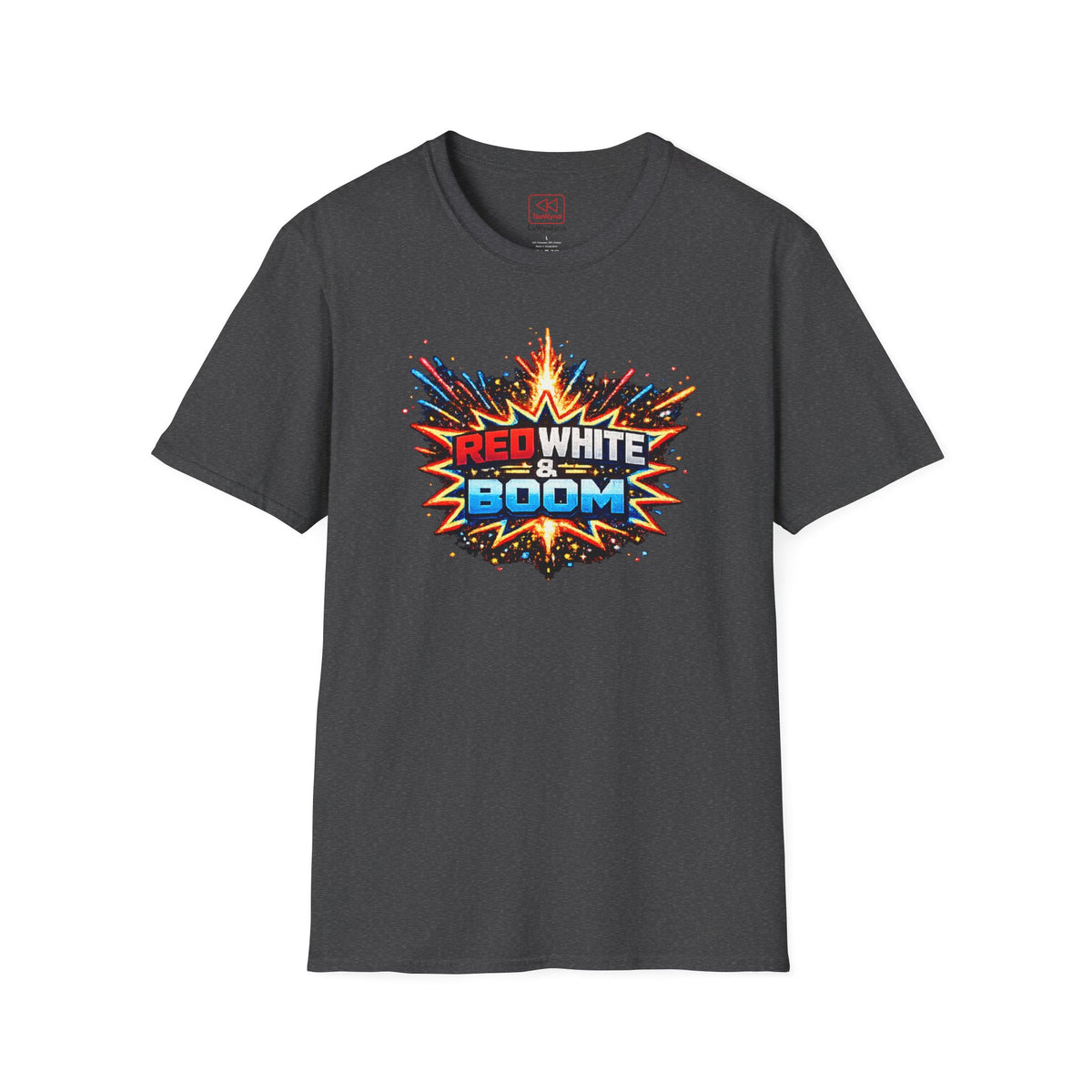 'Red White & Boom' T-Shirt — 4th of July Firework Graphic Tee