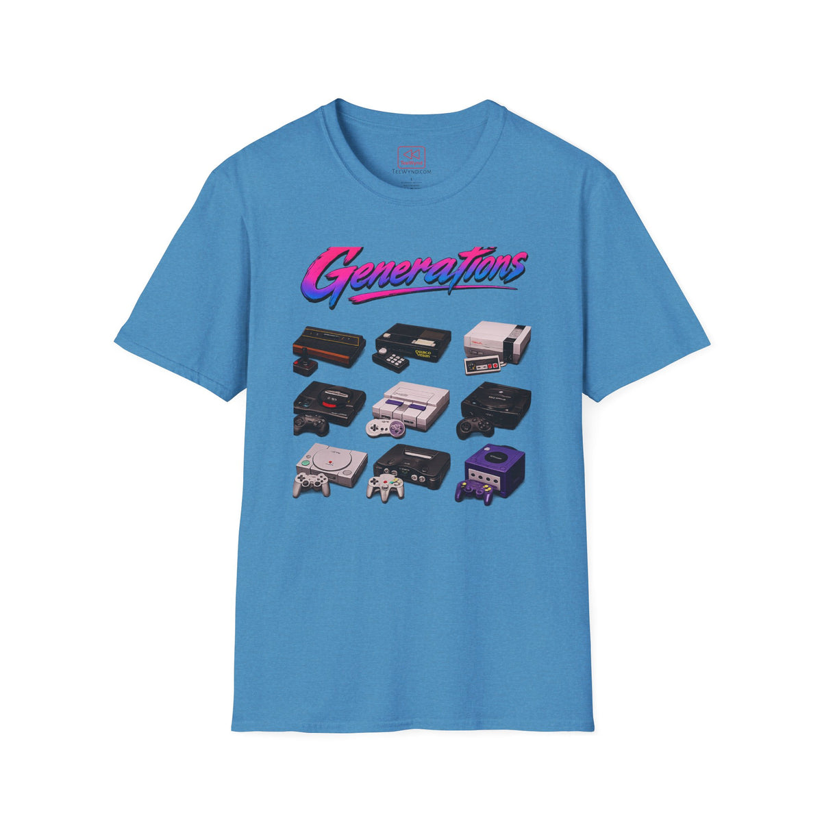 Console Generation Tee — Vintage Console Graphic T-Shirt