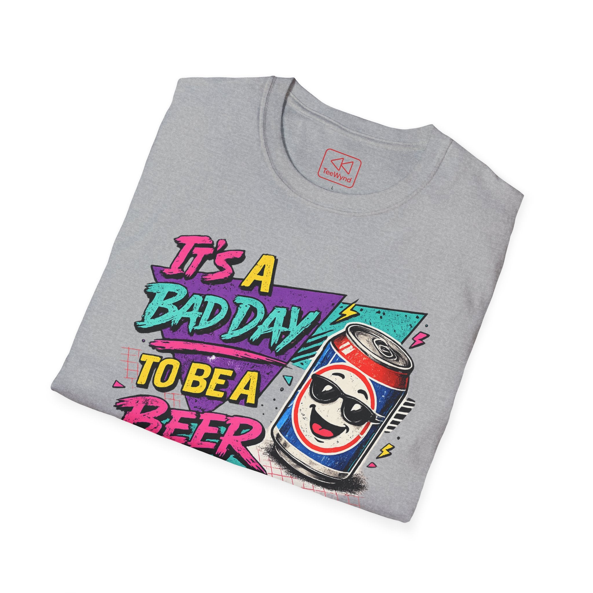 It's a Bad Day to Be a Beer T-Shirt — Retro Funny Beer Graphic Tee