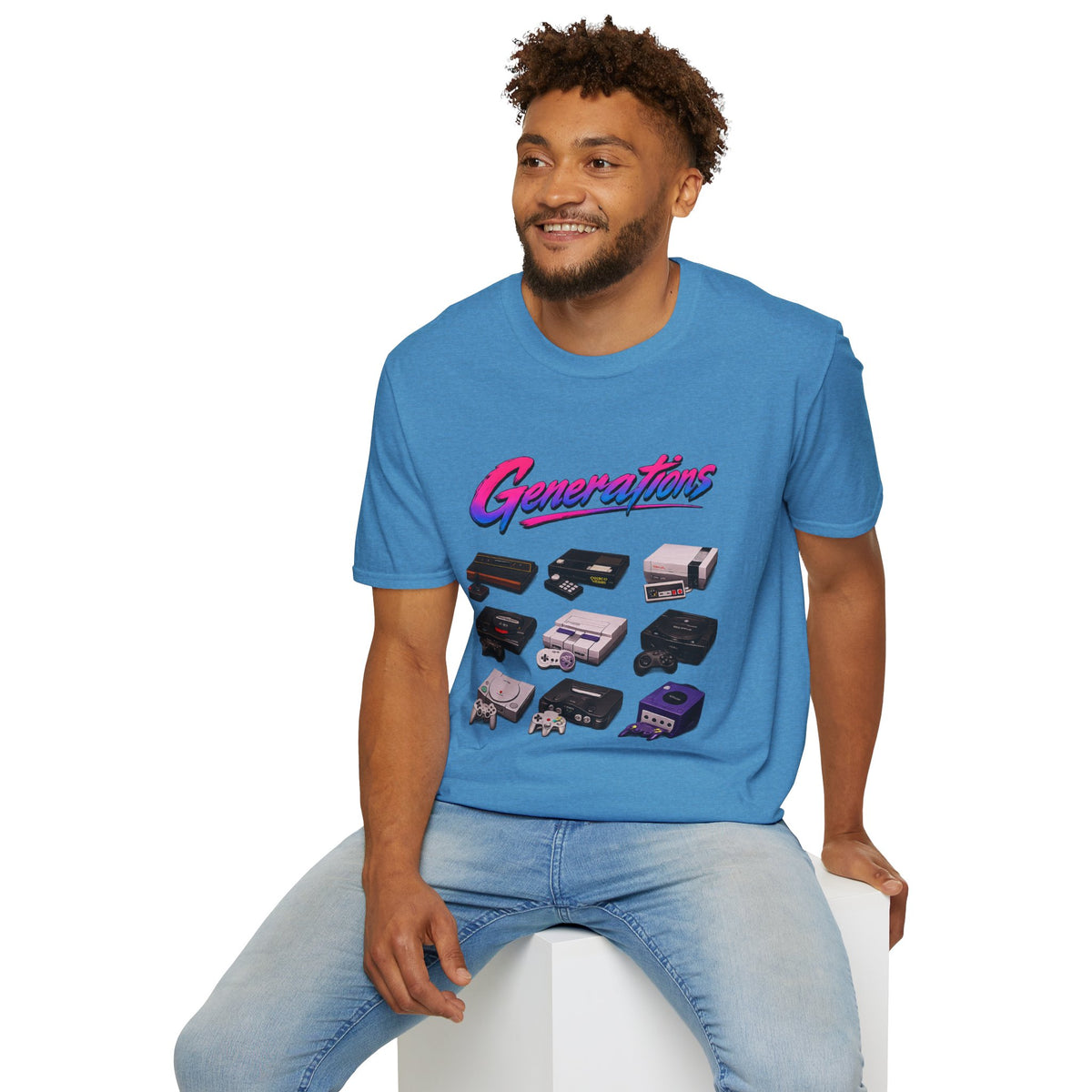 Console Generation Tee — Vintage Console Graphic T-Shirt