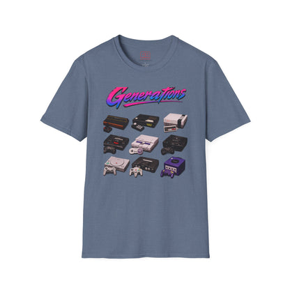 Console Generation Tee — Vintage Console Graphic T-Shirt