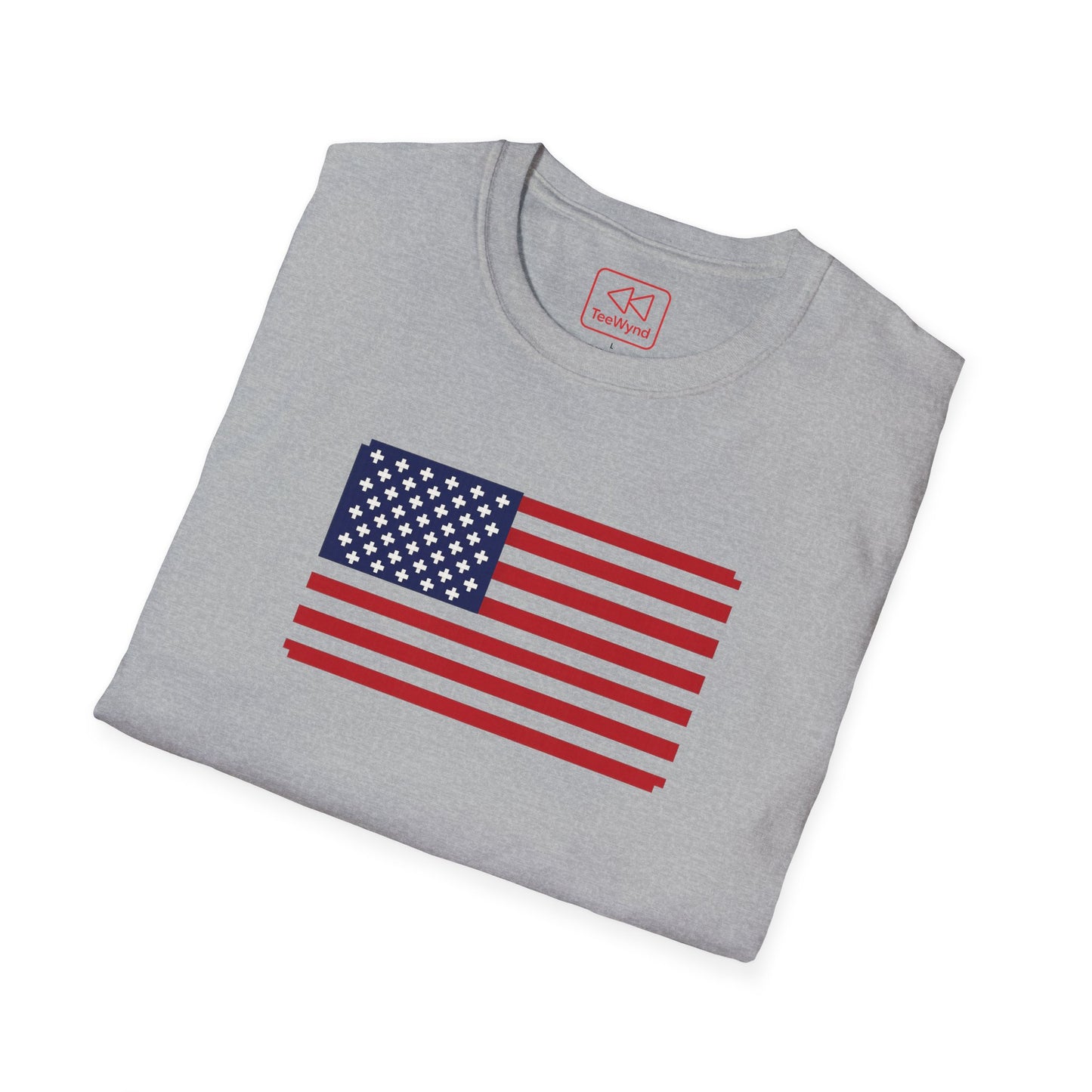 8-Bit American Flag T-Shirt
