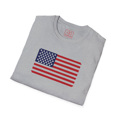 8-Bit American Flag T-Shirt