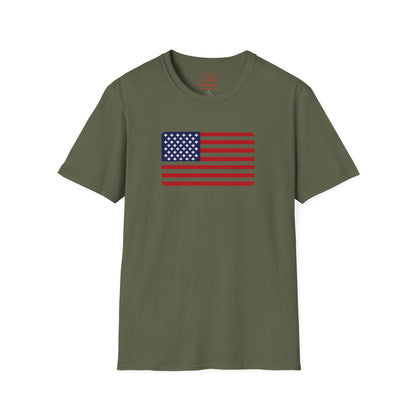 8-Bit American Flag T-Shirt
