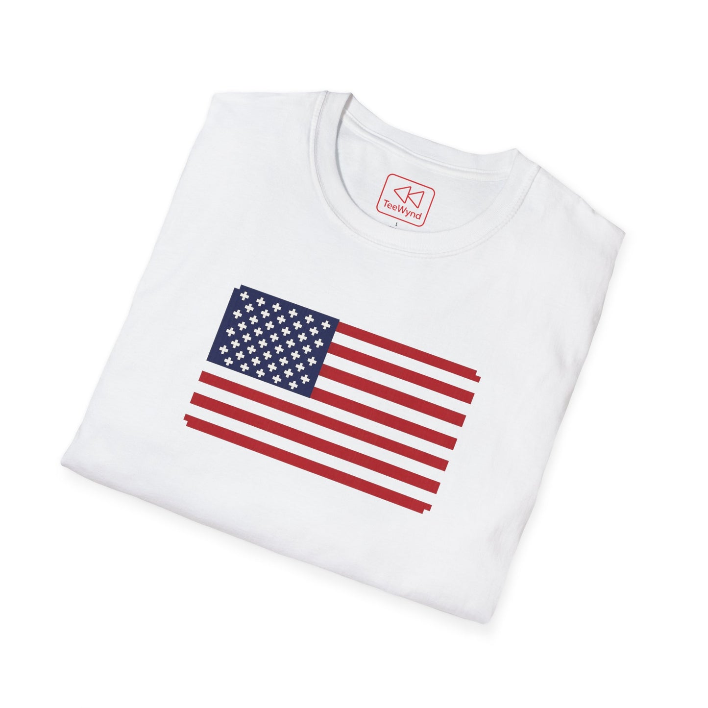 8-Bit American Flag T-Shirt
