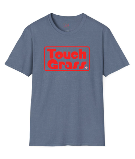 Touch Grass Tee — Throwback to the Shack Logo Graphic T-Shirt