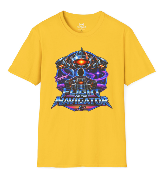 Flight of the Navigator Retro Sci‑Fi T-Shirt